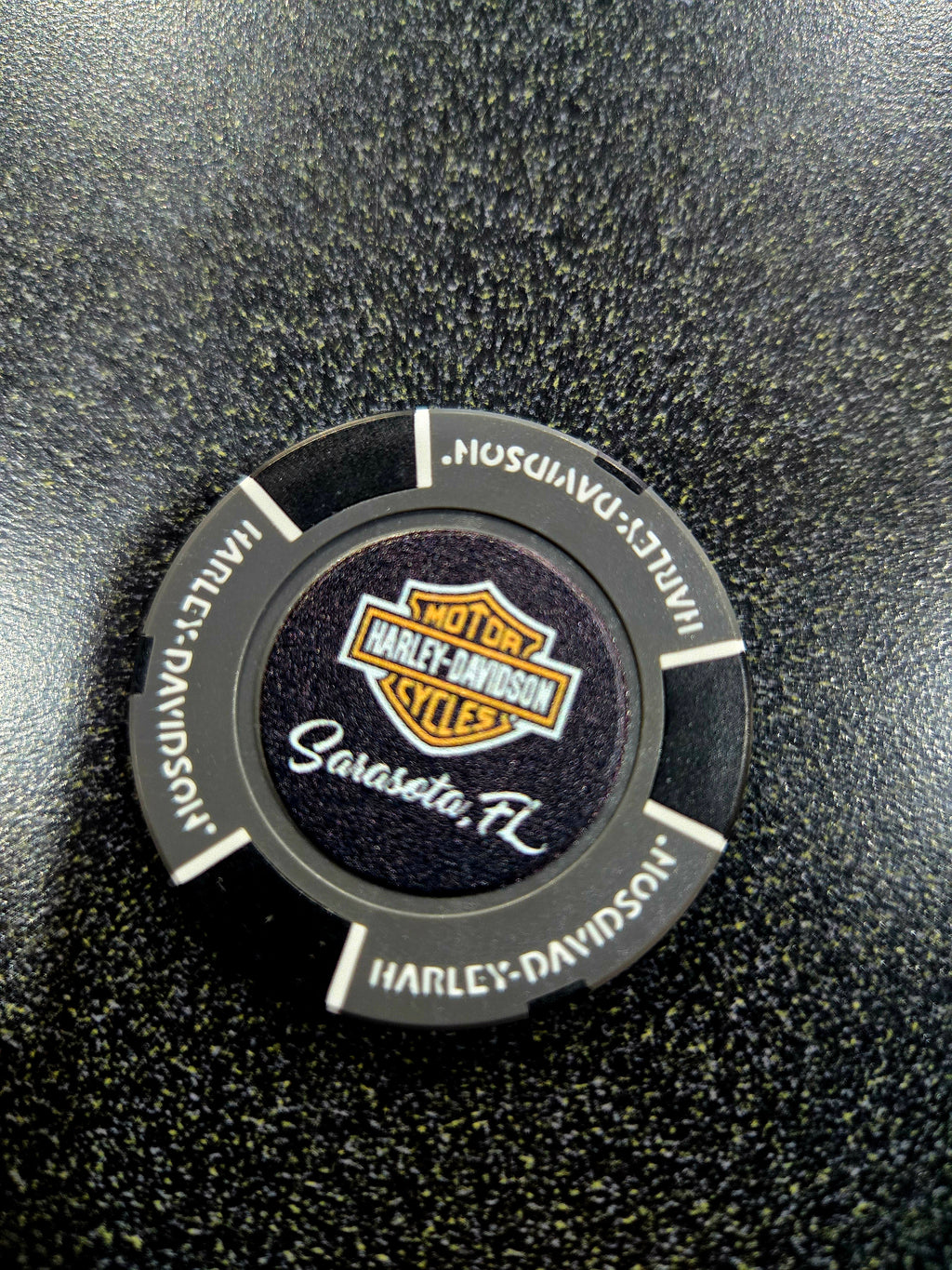 GREY MERMAID ADRENALINE HARLEY-DAVIDSON POKER CHIP