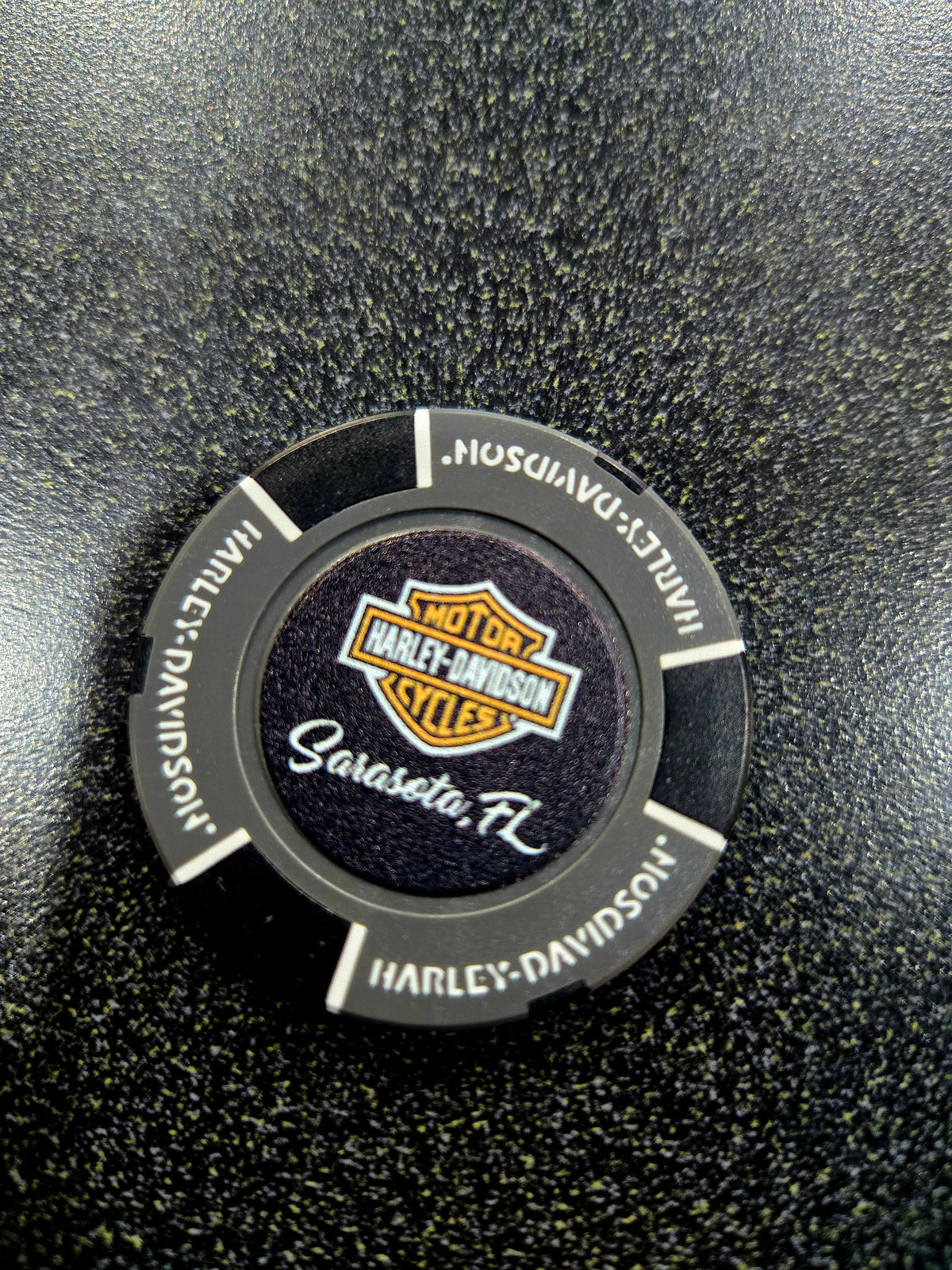 GREY MERMAID ADRENALINE HARLEY-DAVIDSON POKER CHIP
