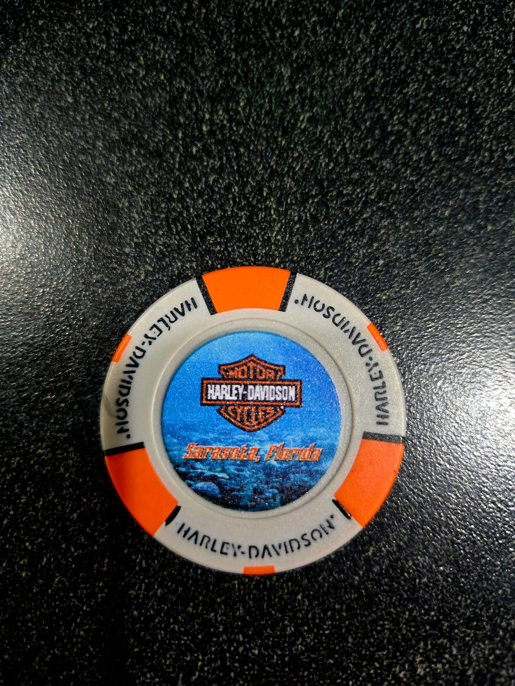 GREY MARINE ADRENALINE HARLEY-DAVIDSON POKER CHIP