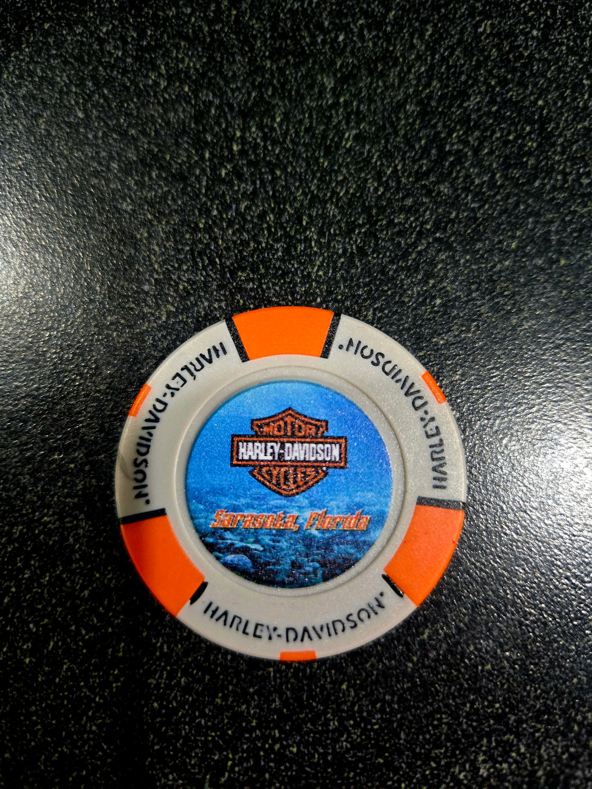 GREY MARINE ADRENALINE HARLEY-DAVIDSON POKER CHIP