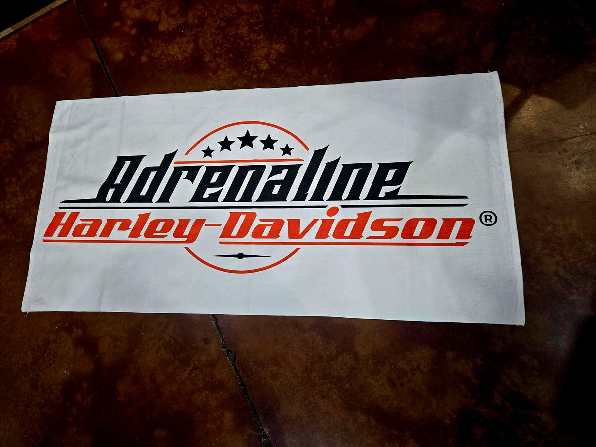 ADRENALINE HARLEY-DAVIDSON BEACH TOWEL