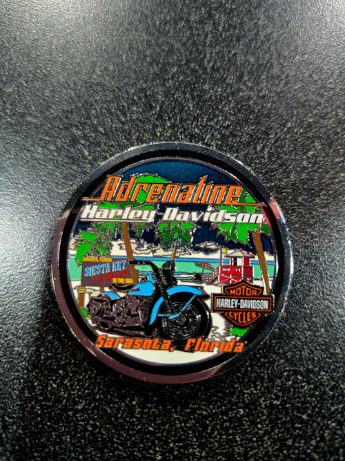 ADRENALINE HARLEY-DAVIDSON CHALLENGE COIN