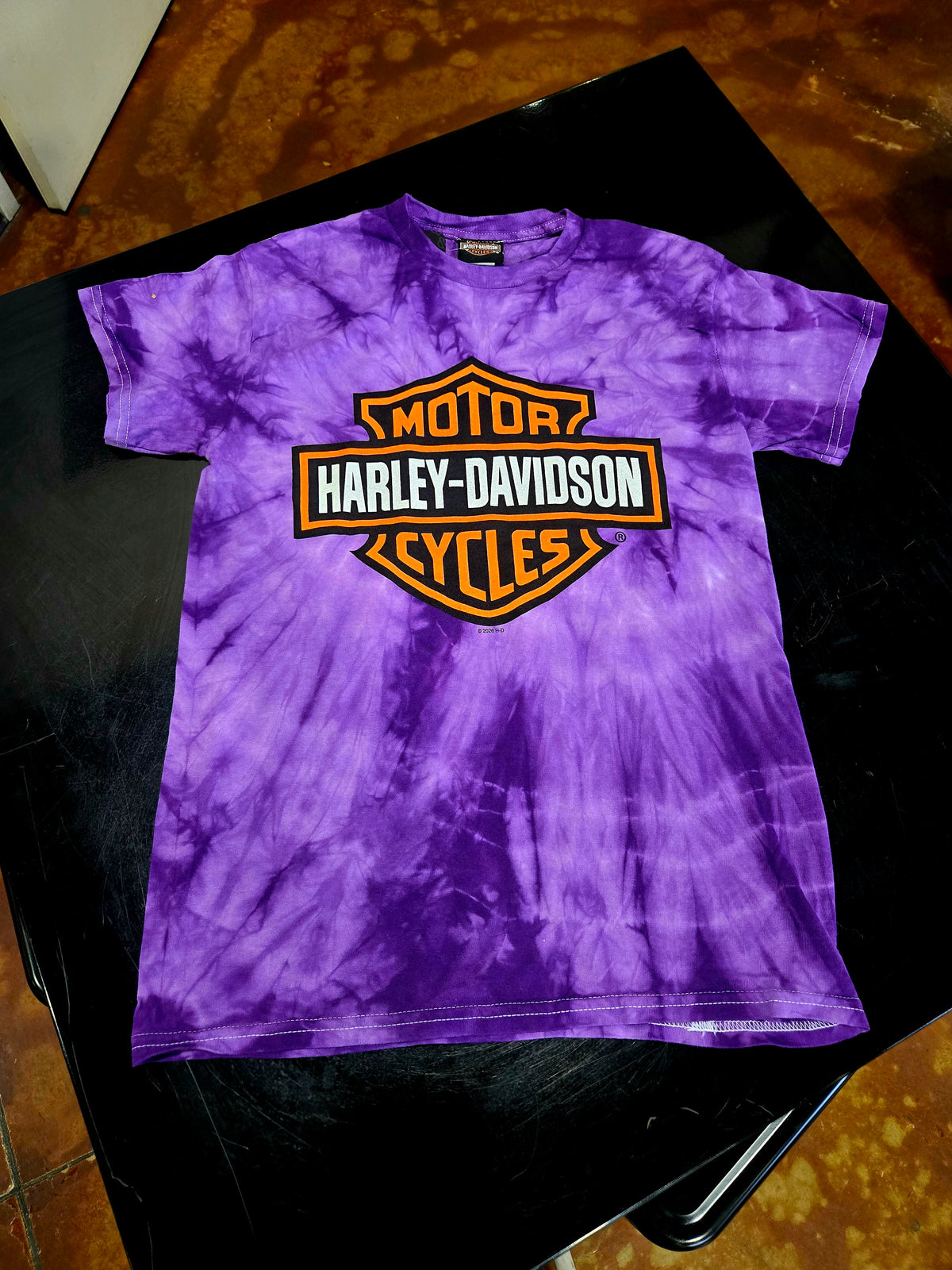 PURPLE TIE DYE TEE