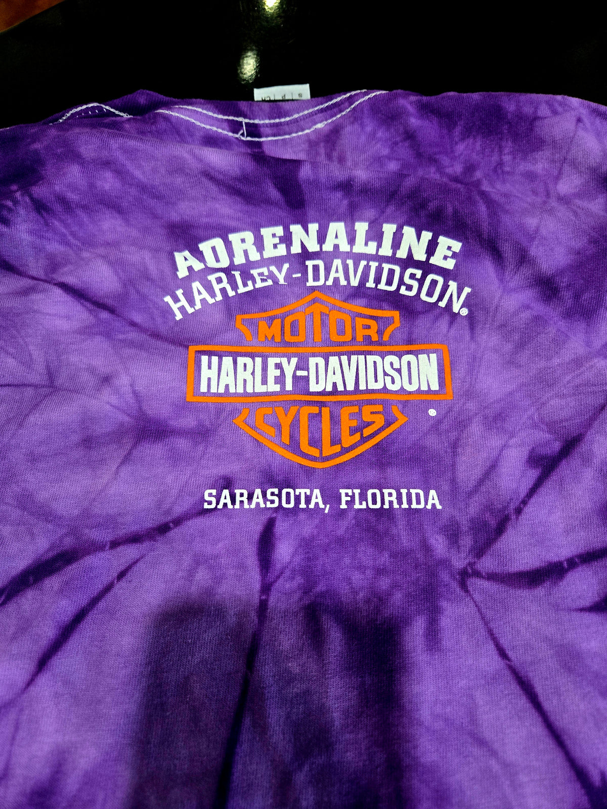 PURPLE TIE DYE TEE
